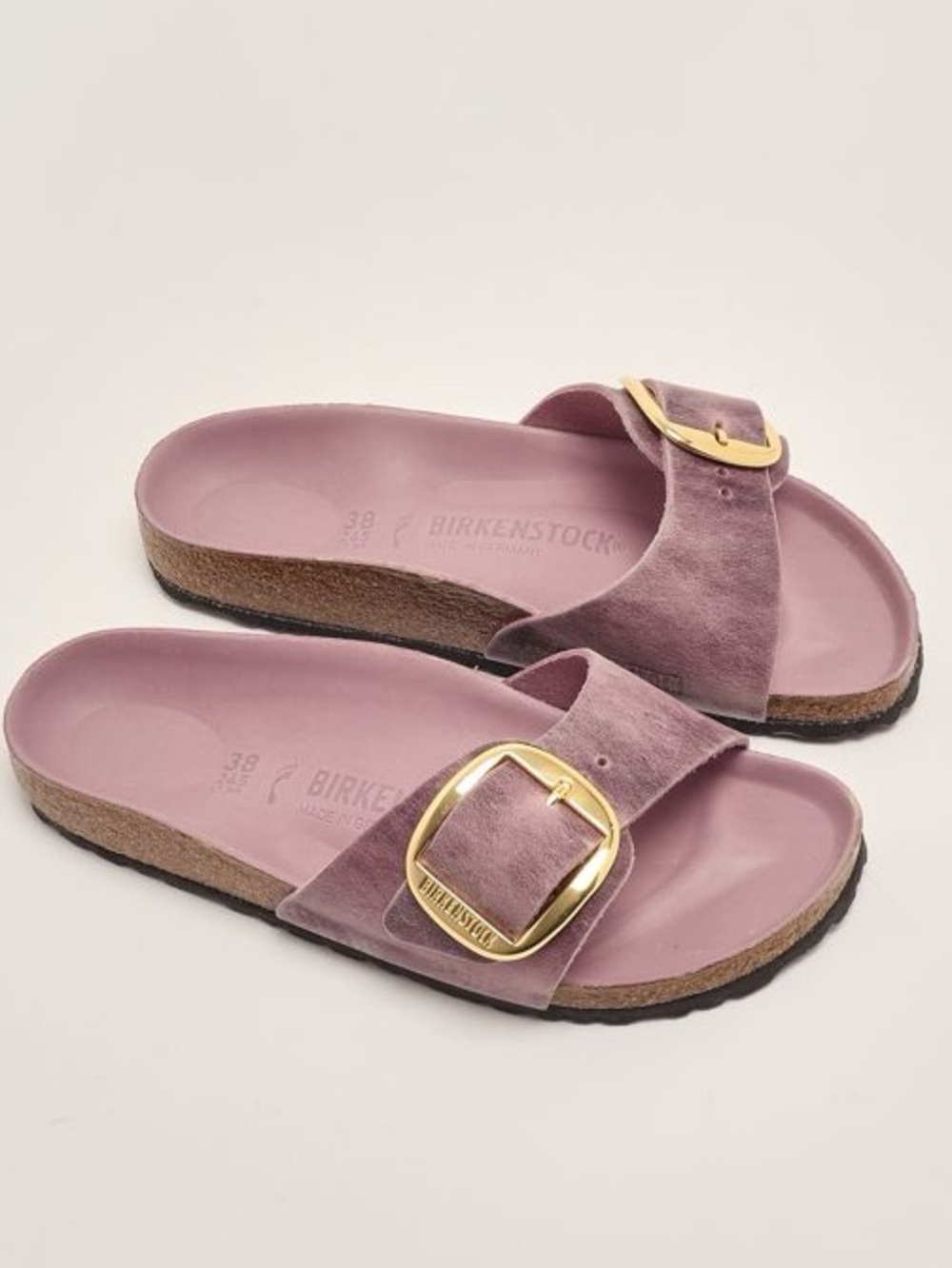 Birkenstock Madrid Big Buckle Lavender Purple Gold Exquisite 40 - Picture 3 of 7